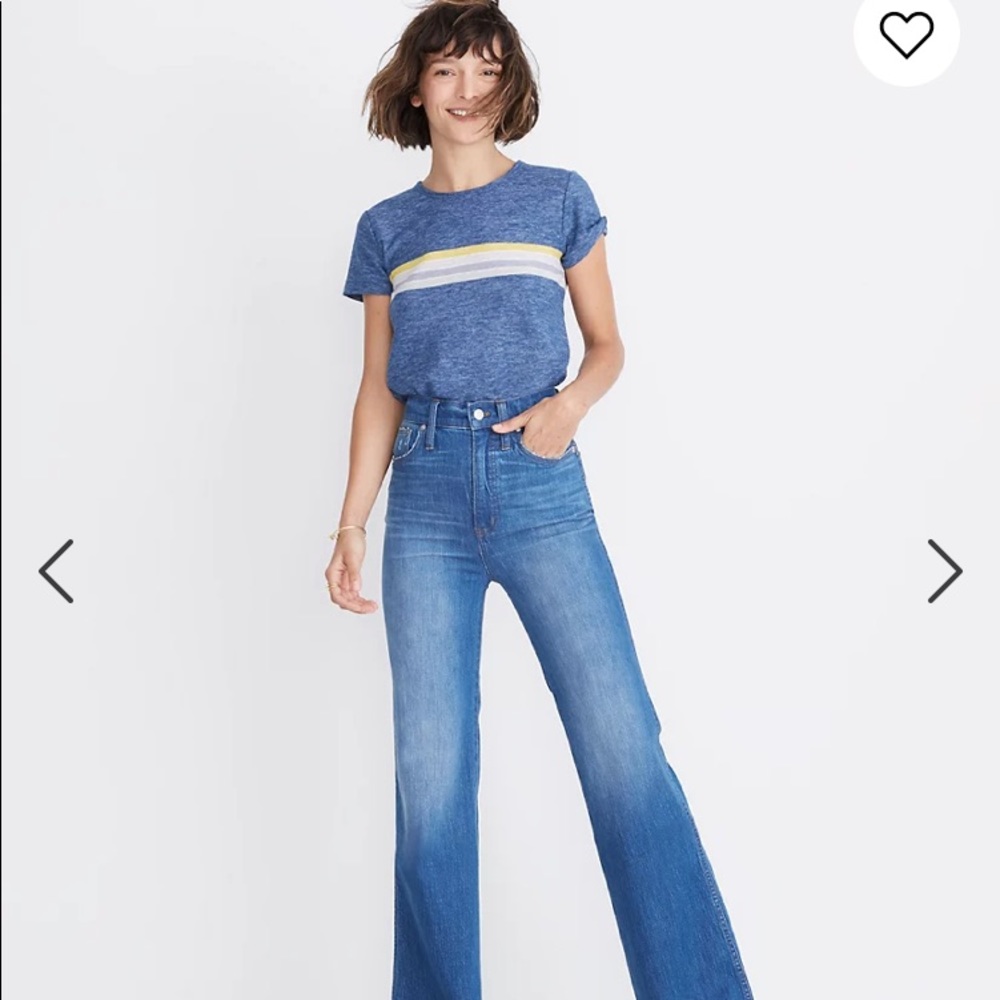 Madewell 11” High Rise Flare Jean PETITE